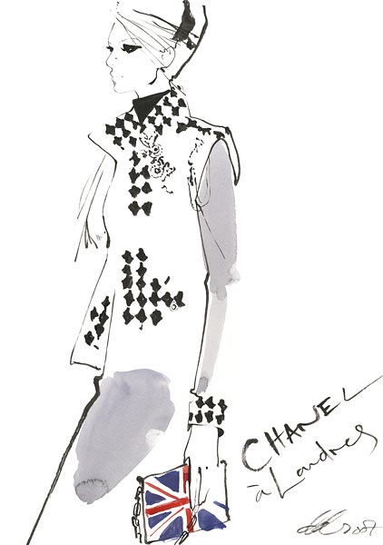 David Downton - Fashion Illustrator - Clients - chanel